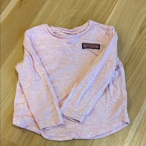 Vineyard Vines Kids Light Pink Long Sleeve light weight sweatshirt